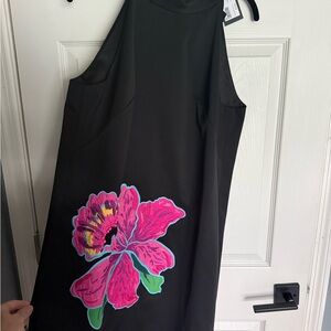 Kate Spade Blue Sheath Mini Dress Halter Sleeveless